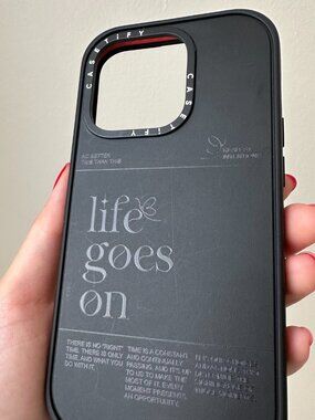 Black Casetify iPhone 14 Pro Phone Case